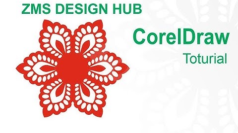 Design For CNC Cutting | How to make Design For CNC | 2D Design Cutting | Flower  # ZMS DESIGN HUB