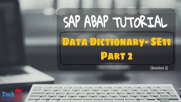 2. Learn Adding Content to Table in SE11 - ABAP Tutorial