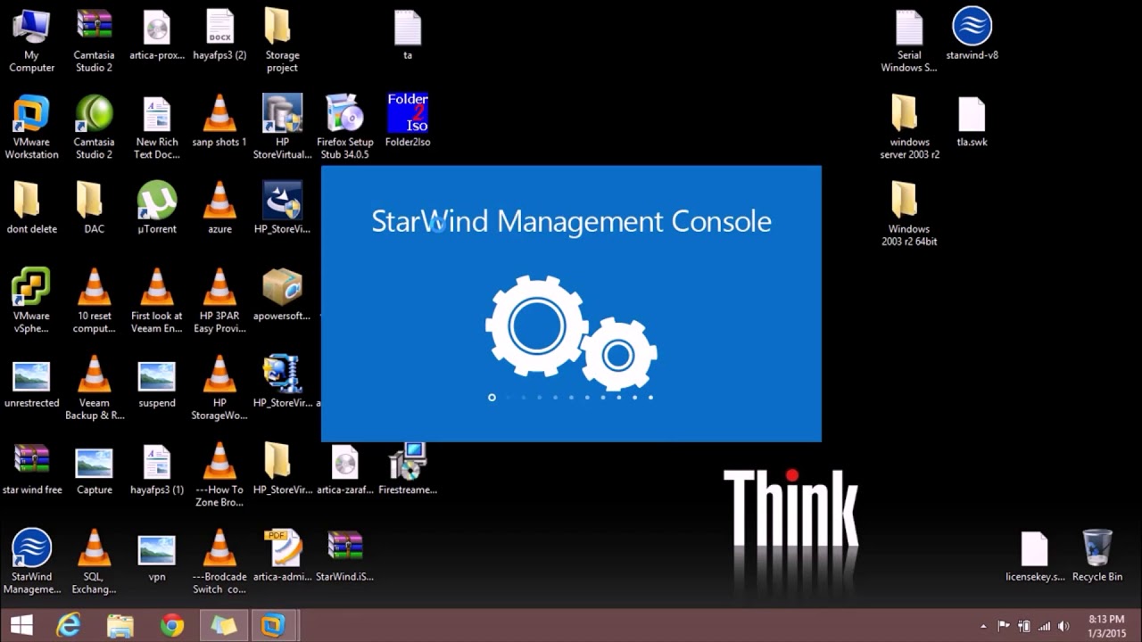 Part 1 - HPE Data Protector - create tape library with StarWind software