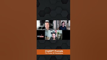ChatGPT Prompts for Power BI Developers #shorts