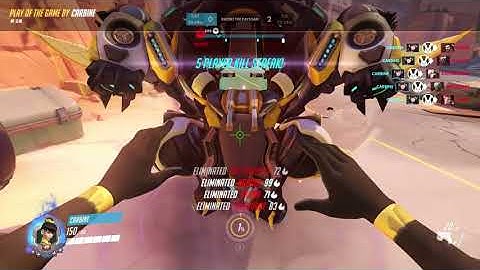 D.Va Quintuple Bomb Kill in Comp