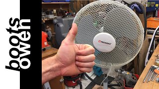 Fixing a Pedestal fan that wont spin or spins slowly, easy repair, just a drop of oil!