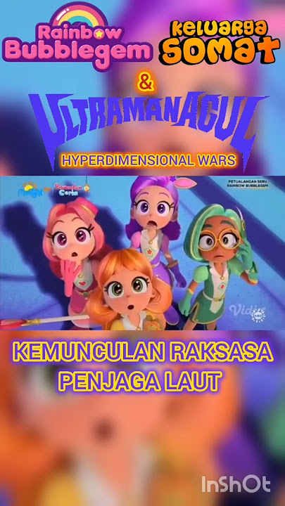 Rainbow Bubblegem Keluarga Somat & Ultraman Agul: Hyperdimensional Wars Raksasa Penjaga Laut