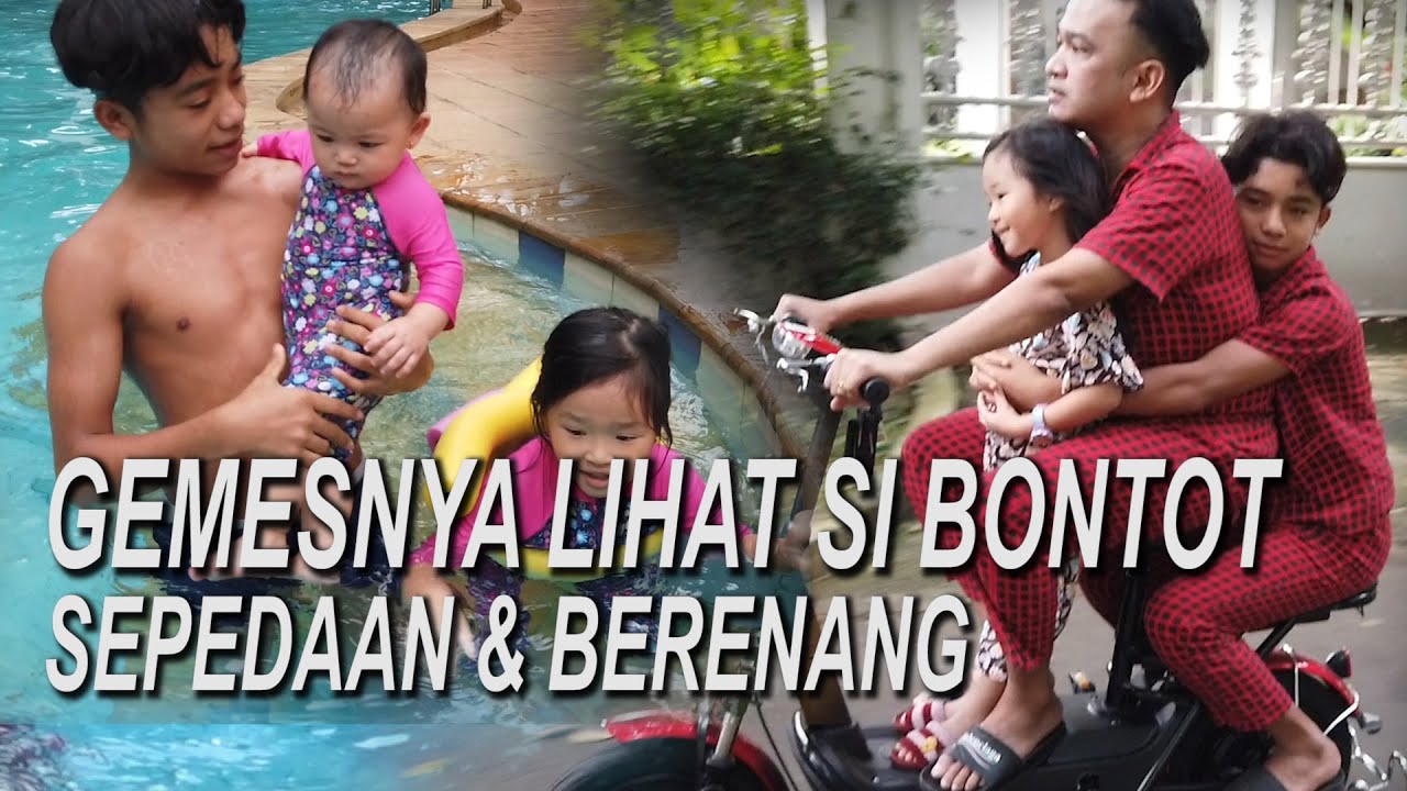 The Onsu Family - Gemesnya Lihat Si Bontot Sepedaan & Berenang