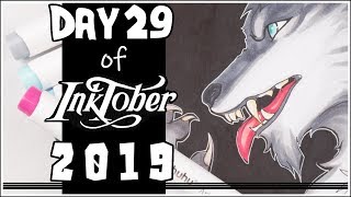 INKTOBER 2019 - Inktober Day 29 INJURED - Ohuhu Sponsored