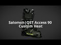 2019 Salomon QST Access 90 Custom Heat Mens Boot Overview by SkisDotCom