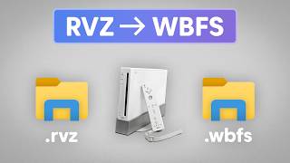 RVZ to WBFS for Nintendo Wii on Windows & MacOS