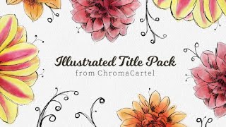 Animated Flower Titles - After Effects Template
