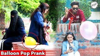 Popping Balloons Prank on Cute Girls || BY AJ-AHSAN ||