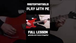 Learn the Play With Me Solo and play it just like NUNO! - MasterThatSolo! #excellent #billandted