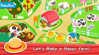 Little Panda Farm House | Farm House Game Play | Farming Game | #babybus #gameplay