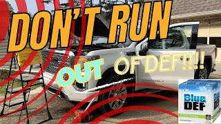 What really happens if you run out of DEF in your GMC Duramax Diesel  KOL 224