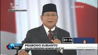 KARENA KITA TIDAK PUNYA UANG - PRABOWO SUBIANTO WAKTU ITU
