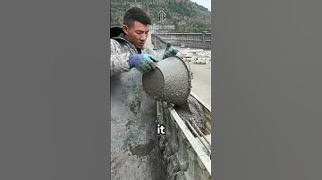 Fast & Efficient 🤯 Build a Concrete Fence Using Moulds #shorts