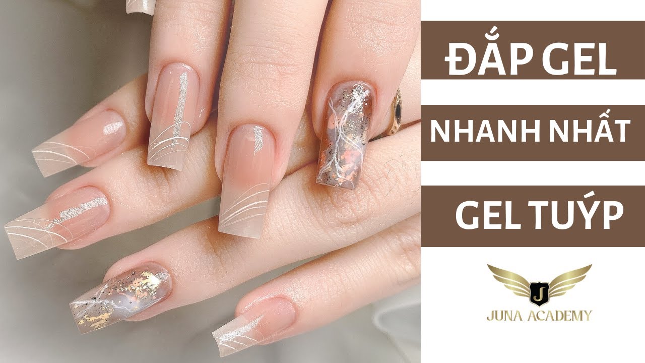 mẫu đắp gel đẹp New Cách đắp gel móng tay - Học nail Nghi Thảo