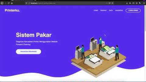 Aplikasi Sistem Pakar Diagnosa Kerusakan Printer Metode Forward Chaining PHP & MySQLi