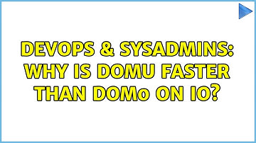 DevOps & SysAdmins: Why is domU faster than dom0 on IO? (2 Solutions!!)
