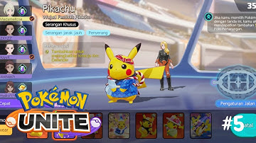 Pikachu - Gameplay Standard Battles - Part 5 - Pokemon Unite Indonesia (Android)
