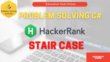 Hacker Rank Problem (StairCase) C# | URDU