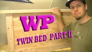 This video is Part II of a three part series on how to make a twin bed. In this video, I show you how to make a headboard. Step by 