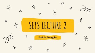 Sets class 11th  lecture 2 | class 11th maths | class 11th | Types of set |