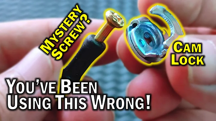 How Cam Locks Work in Flat-Pack Furniture | Camlock Screw Tutorial