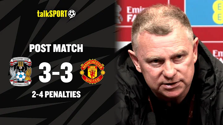 Mark Robins REACTS To Coventry Being KNOCKED OUT Of The FA Cup By Manchester United! 👀🔥