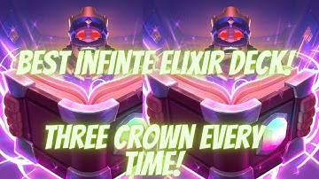 Best Infinite Elixir Deck! Clash Royale Gameplay