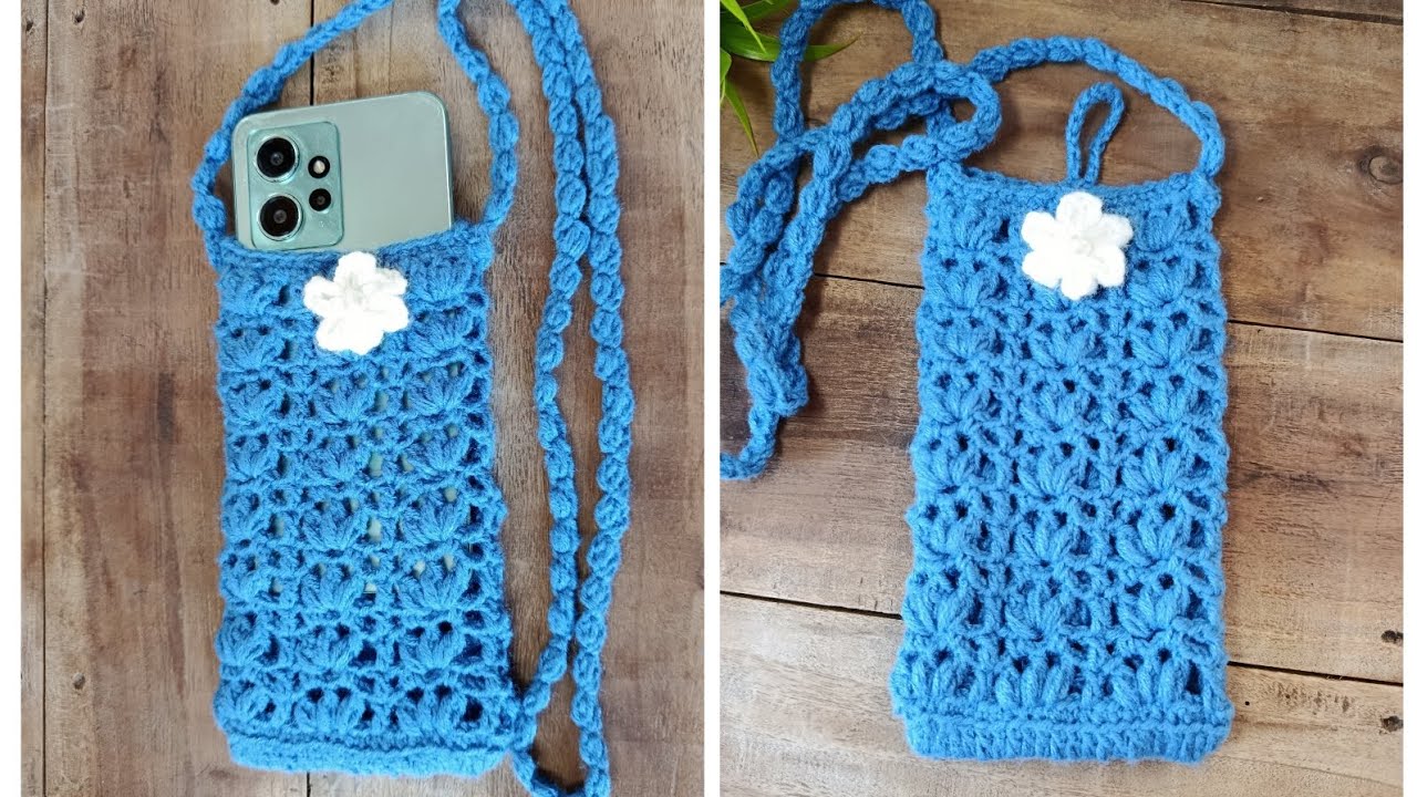 How to make crochet mobile bag  #bag #crochet 