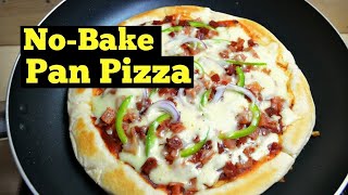 Homemade Pizza Without Oven (Pan pizza)