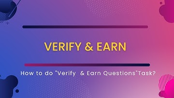 How to do "Verify & Earn" task in Taskmantra platform?