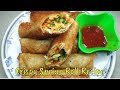 Crispy vegetable roll  chicken spring roll  special ramadan recipe by ayeshas kitchen