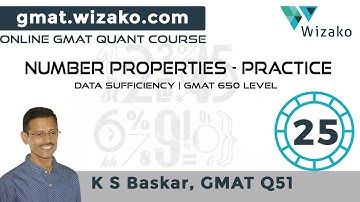 Number Properties Data Sufficiency | GMAT Sample Questions | GMAT 650 Level Practice Question