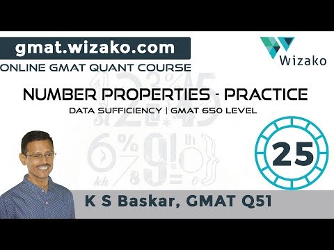 Number Properties Data Sufficiency | GMAT Sample Questions | GMAT 650 Level Practice Question