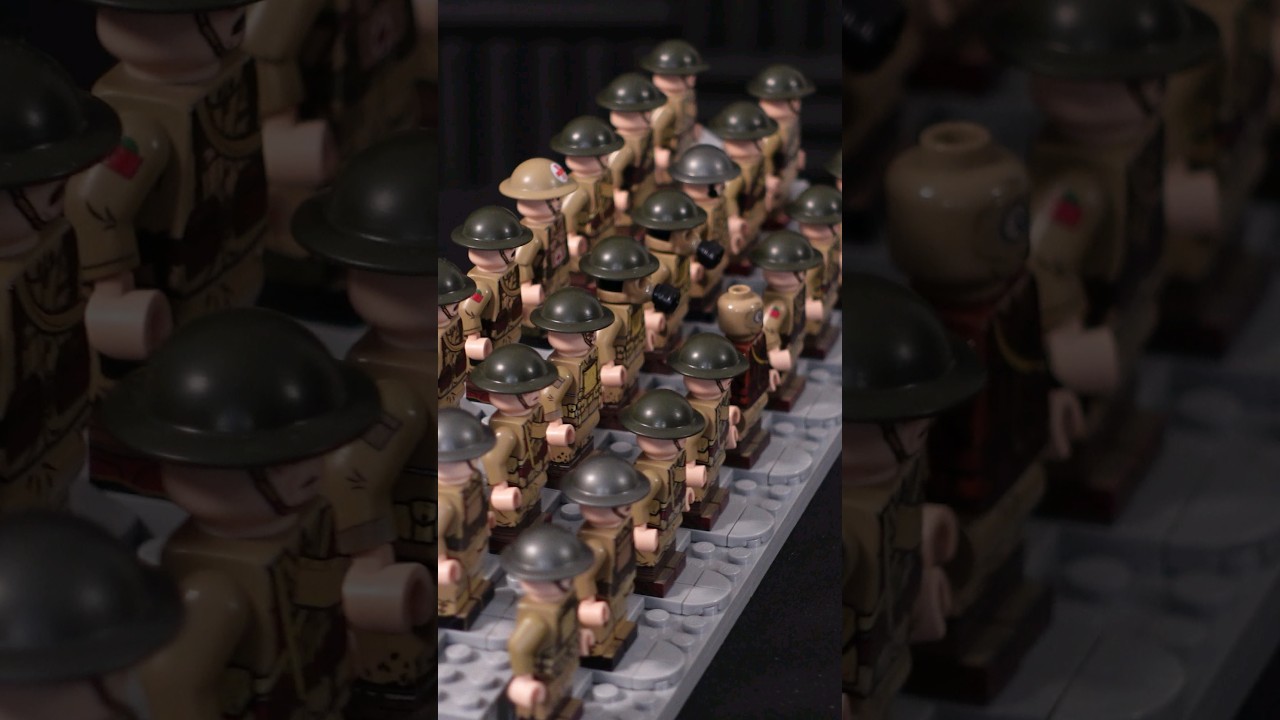 INSANE LEGO WW1 ARMY... #lego #legoshorts #shorts #ww1 #war #legomilitary #legoww2 #legoww1