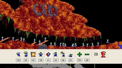 Lemmings Fun Level 20: You Live and Lem