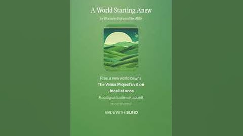 A World Starting Anew 3 (AI Song) by #Suno lyrics by Meta Llama 3.2 AI Artificial Intelligence