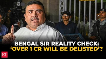 Bengal SIR: ‘5.2cr forms issued, 13L not returned, 22L unmatched’; Suvendu warns 1 cr delisting