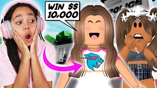 i won the mrbeast challenge in brookhaven roblox brookhaven rp