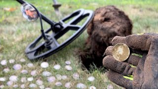 Sticking Together! - Crazy Amount of Silver Coins Metal Detecting This 1840’s Treasure Trove House