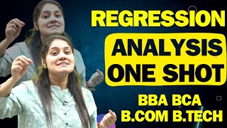 Linear Regression Analysis one Shot|Business statistics|Statistics|BBA|BCA|B.COM|B.TECH