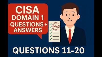 CISA Domain 1 Questions 11–20 with Answers & Explanations | IS Audit Practice Day 2