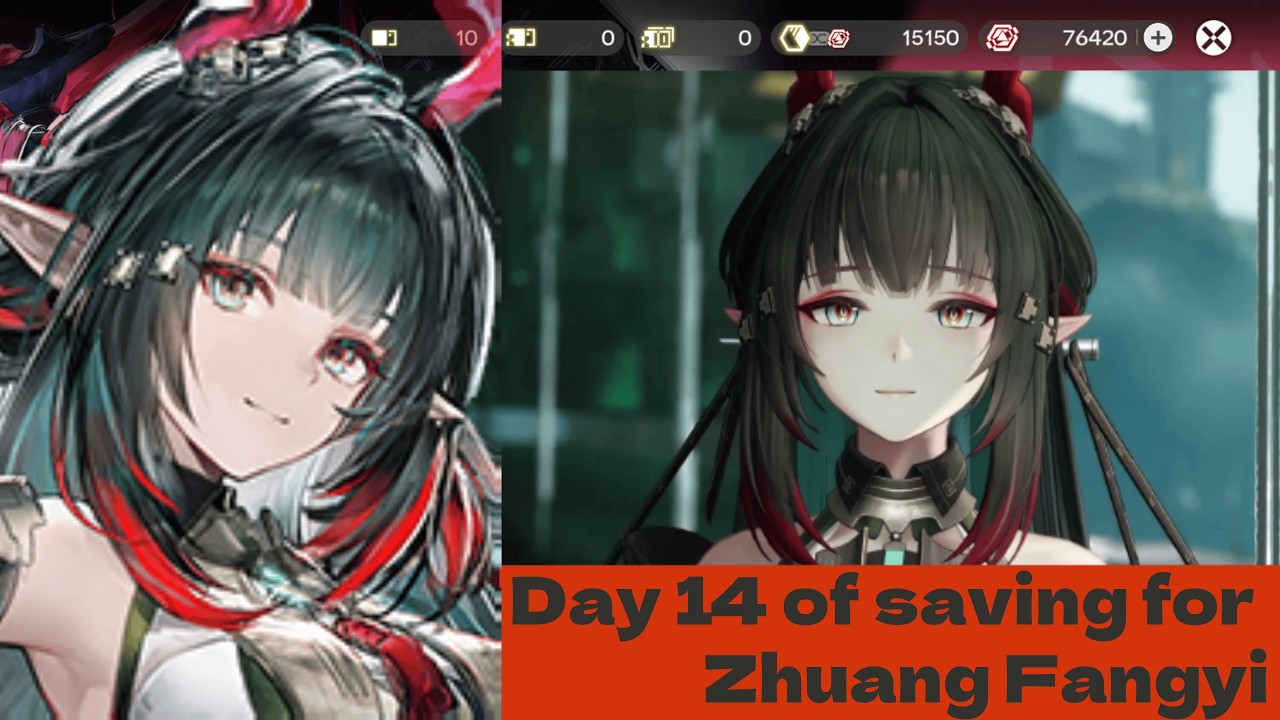 Day 14 of saving for Zhuang Fangyi