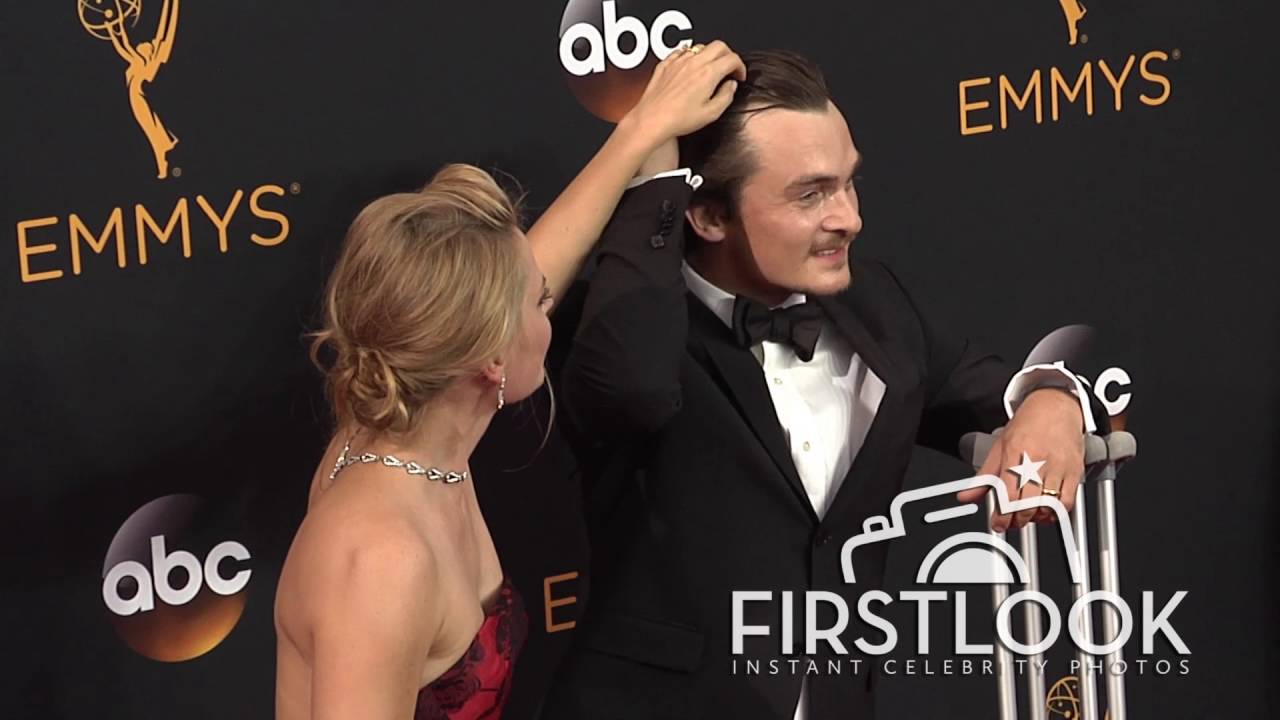 Rupert Friend Aimee Mullins Arriving At The 16 Emmy Awards Youtube