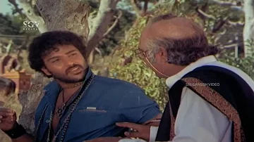 Politician Chandru Comes To Deal With Rowdy Ravichandran | Asambhava Kannada Movie Scene