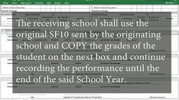 How to Fill-Up the School Form 10 | Tutorial