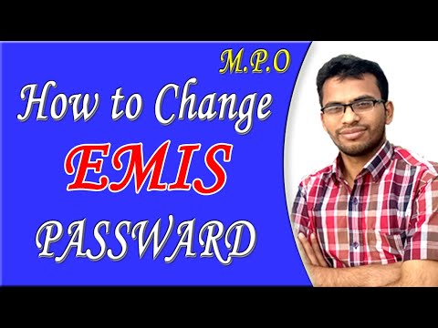 How To Change EMIS Passward