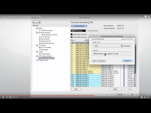 How to Connect Cubase | Getting Started with Cubase 7