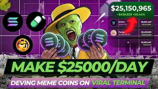 Meme Coin Goes VIRAL LIVE | See It Happen in Real Time | This Strategy Makes $25,000/Day