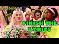 Finish The Lyrics - ZOMBIES 2